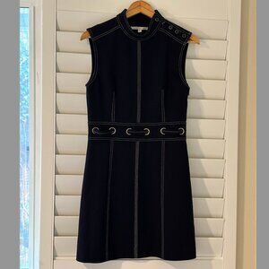 VERONICA BEARD Nico Dress Navy Blue Size 6